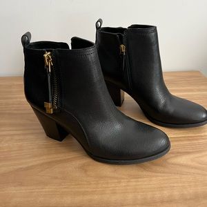 Unworn Franco Sarto leather booties